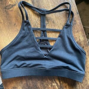 ZYIA Black Strappy Sports Bra